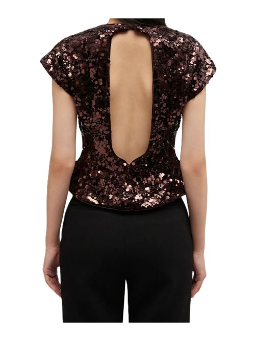 GANNIBlusa con paillettes Ganni | A1040100ZWX DEMITASSE